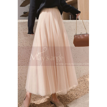Jupe Tulle Femme Champagne