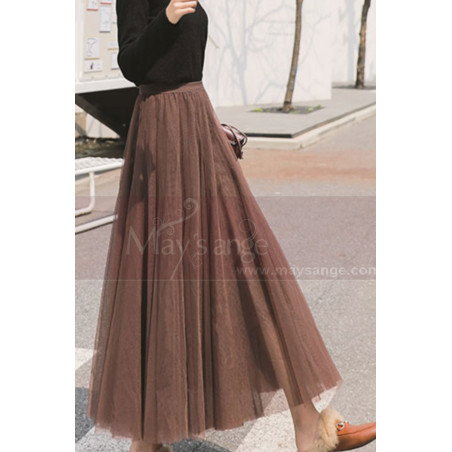 copy of jupe blanche plisse satin fête mariage