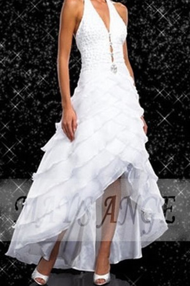 Robe Blanche pureté de bal - Ref P002 - 01 Robe Blanche pureté de bal - Ref P002 - 01