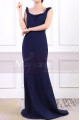 Blue Mermaid Prom Dresses With Ruffle Neckline - Ref L1964 - 03