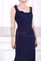 Blue Mermaid Prom Dresses With Ruffle Neckline - Ref L1964 - 06