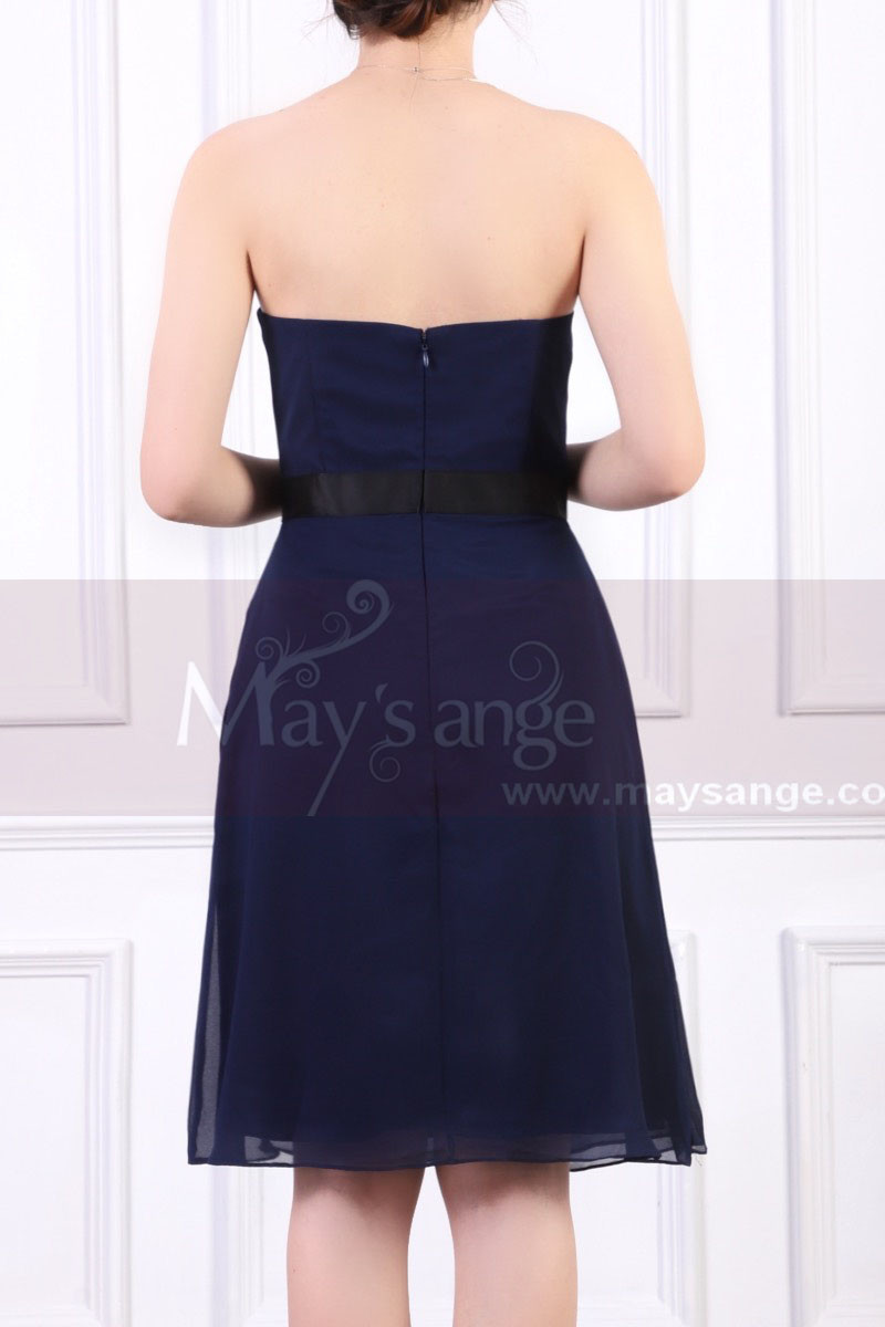 SALE Short Strapless Chiffon Dress Size 10 Style C7206