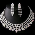 Magnifique set bijoux strass multicolore - Ref E088 - 02