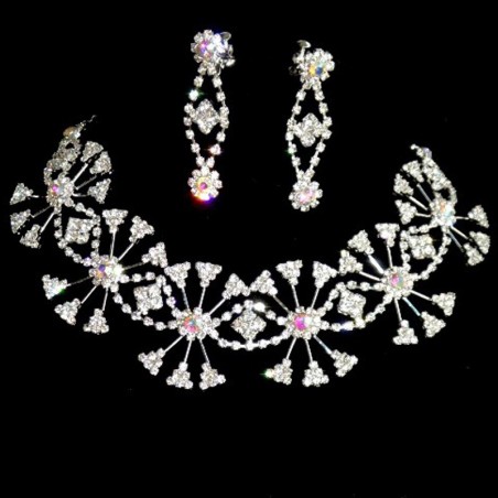 Parure bijoux de mariage femme pissenlit