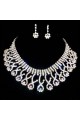 Best rhinestone wedding necklaces set - Ref E092 - 02
