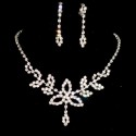 Rhinestone wedding jewelry necklace set - Ref E099 - 02