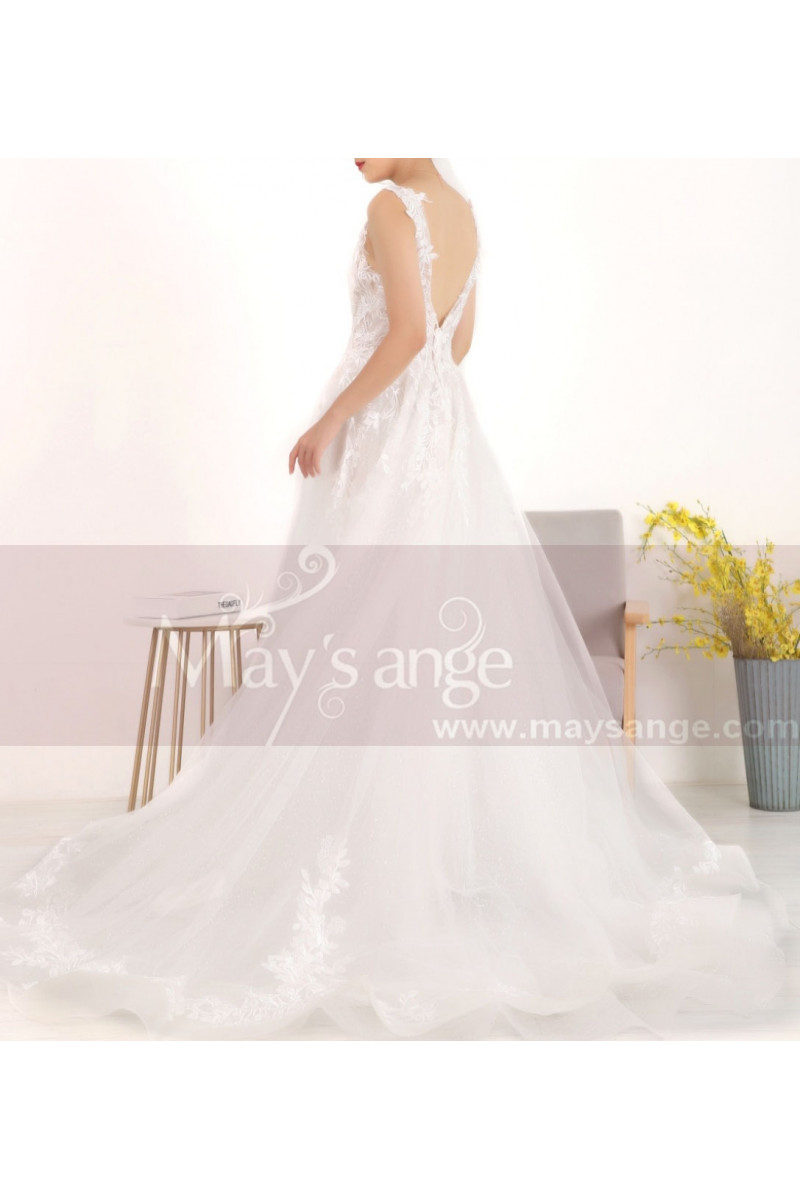 Robe Fleurie Blanche Dos Nu - Taille Unique 36/40 - Style Bohème