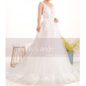 Robe Mariage Dos Nu Blanche Sexy Dentelle Fleur - Ref M067 - 06