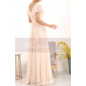 Floor Length Chiffon Yellow Pale Mother Of The Groom Dresses With Sleeves - Ref L1954 - 06
