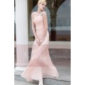 Robe soirée rose Cométe - Ref PR009 - 02