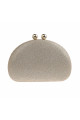 Small gold clutch purse with glitter - Ref SAC368 - 03