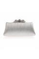 Pochette gris argenté pour soirée - Ref SAC371 - 02