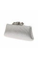 Pochette gris argenté pour soirée - Ref SAC371 - 04