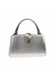 Vintage style grey evening bag a leaf - Ref SAC372 - 02