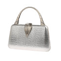 Vintage style grey evening bag a leaf - Ref SAC372 - 03