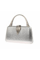 Vintage style grey evening bag a leaf - Ref SAC372 - 03