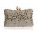 Pochette mariage dorée paillettes - Ref SAC378 - 02