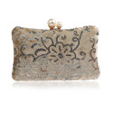 Square clutch bag with shiny pattern - Ref SAC378 - 02