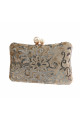 Square clutch bag with shiny pattern - Ref SAC378 - 04
