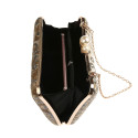 Square clutch bag with shiny pattern - Ref SAC378 - 07