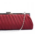 Trendy burgundy womens clutch handbags - Ref SAC128 - 02