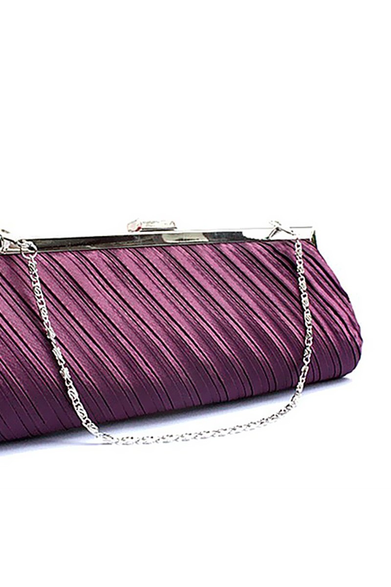 Trendy violet Wedding day clutch purse - Ref SAC129 - 01