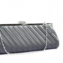 Grey women silver stylish clutch bags - Ref SAC131 - 02
