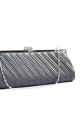 Grey women silver stylish clutch bags - Ref SAC131 - 02