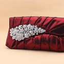 Pochette de soirée rouge bordeaux - Ref SAC148 - 02