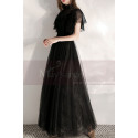 Black Velvet Vintage Gala Evening Dresses - Ref L1990 - 02