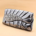 Pochette mariage gris scintillant - Ref SAC151 - 02