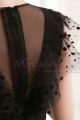 Sheer-Yoke Elegant Black Evening Dresses - Ref C998 - 05