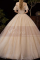 Luxury Off The Shoulder Champagne Wedding Dress Ball Gown - Ref M081 - 03