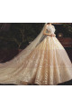 Chic Sparkling Champagne Strapless Princess Bridal Gown - Ref M080 - 07