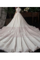 Beaded Lace Chic Wedding Wresses With Bolero-Style Top And Long Skirt - Ref M082 - 04