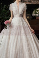 Beaded Lace Chic Wedding Wresses With Bolero-Style Top And Long Skirt - Ref M082 - 05