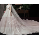 Beaded Lace Chic Wedding Wresses With Bolero-Style Top And Long Skirt - Ref M082 - 06