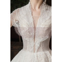 Beaded Lace Chic Wedding Wresses With Bolero-Style Top And Long Skirt - Ref M082 - 07