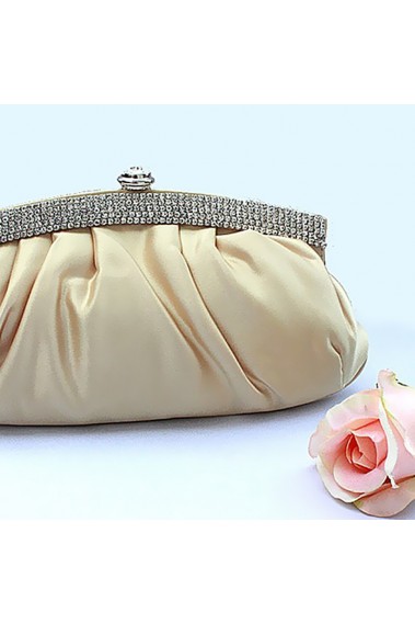 Champagne coloured evening clutch bag - SAC176 #1