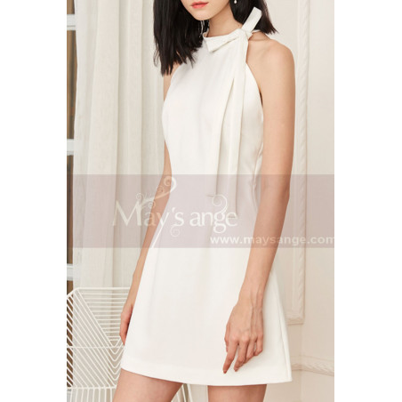 Chiffon Short Backless A-Line Homecoming Dress