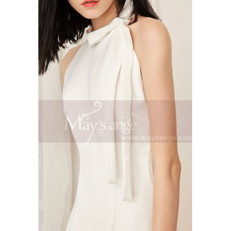 Robe Vintage Années 50 à Pois - Col Noué - Style Rétro Cocktail - Wellwits