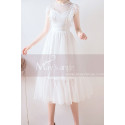 Vintage White Dress Evening Wear - Ref C1939 - 02