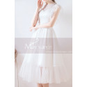 Vintage White Dress Evening Wear - Ref C1939 - 03