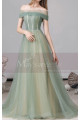 Two Color Off-the-Shoulder Ball Gown Dress - Ref L1994 - 02