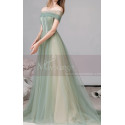 Two Color Off-the-Shoulder Ball Gown Dress - Ref L1994 - 03