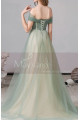 Two Color Off-the-Shoulder Ball Gown Dress - Ref L1994 - 06