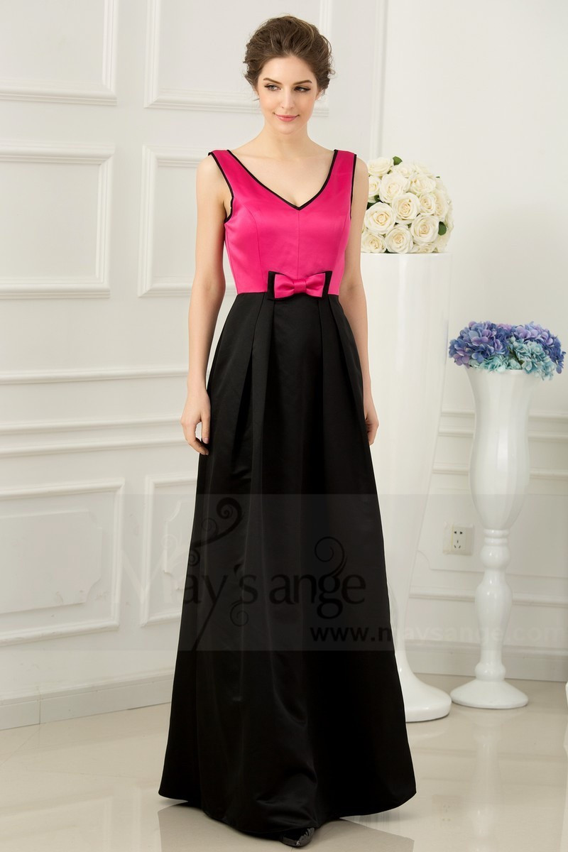 long chiffon evening dress