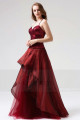 copy of Long Chiffon Evening Dress With Rhinestone Straps - Ref L816PROMO - 02