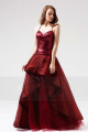 copy of Long Chiffon Evening Dress With Rhinestone Straps - Ref L816PROMO - 03