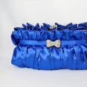 Blue hand clutch rhinestone butterfly - Ref SAC191 - 02